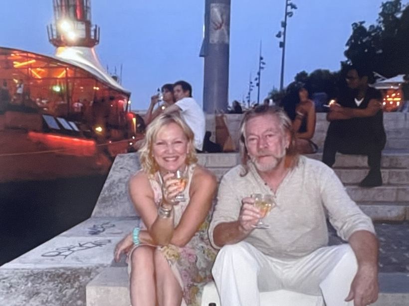 Evening drinks by the harbour