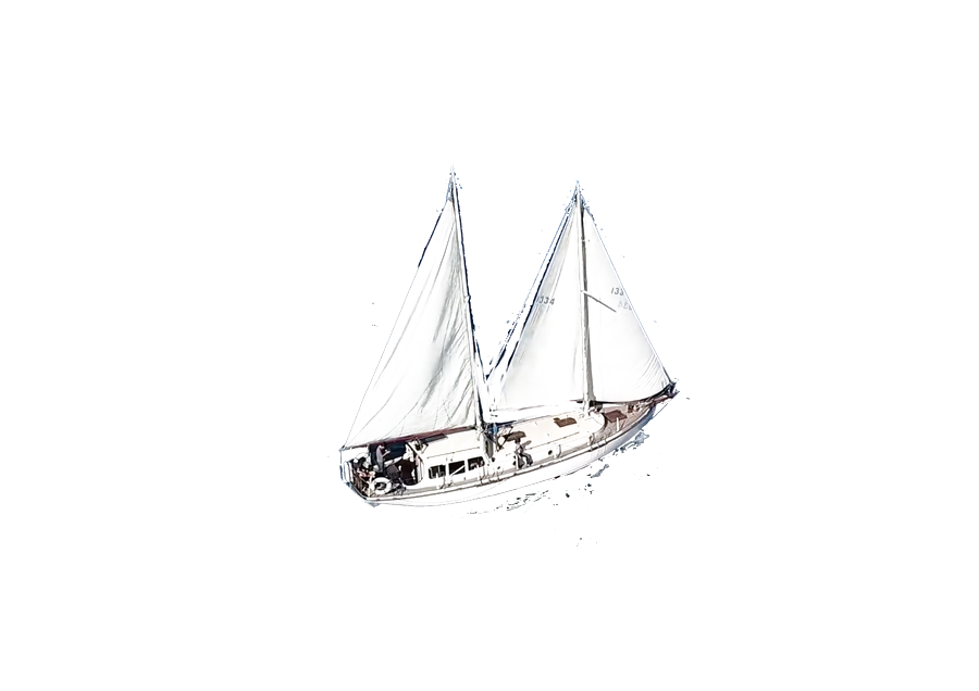 The Lady Sterling under sail